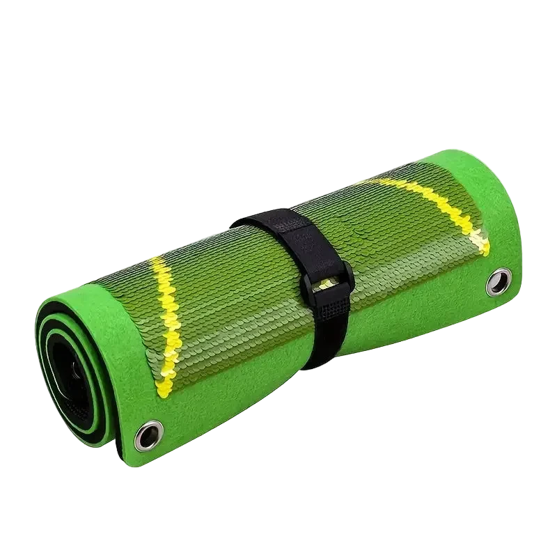 Golf Practice Mat, Indoor And Outdoor Golf Hitting Mat, Golf Training Auxiliary Mat Mat + 4 Floor Nails + 1 Hook